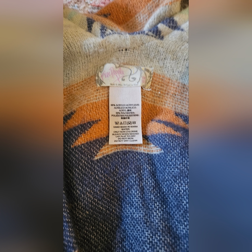 Free People Crossroads Poncho One Size - Picture 10 of 12
